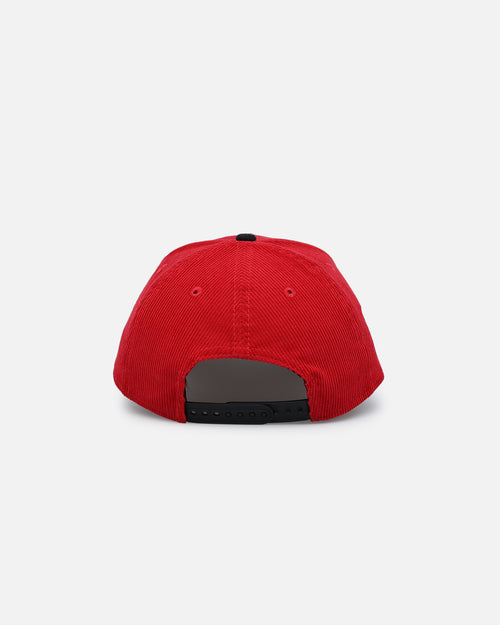 New Era San Francisco 49ers 'NFL 2-Tone Corduroy' 9FORTY A-Frame Snapback Red/Black