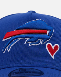 New Era Buffalo Bills 'Team Color Hearts' 9FORTY A-Frame Snapback Official Team Color
