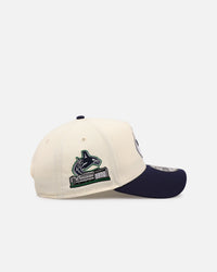 New Era Vancouver Canucks 'Team Color Visor' 9FORTY A-Frame Snapback Chrome/Official Team Color