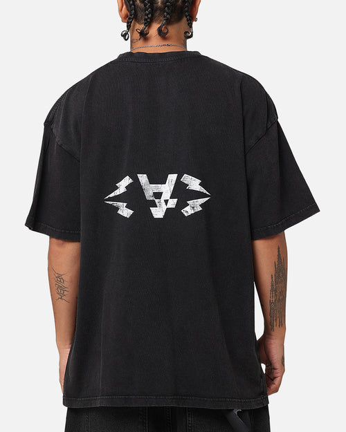 The Anti Order Fury T-Shirt Black Acidwash