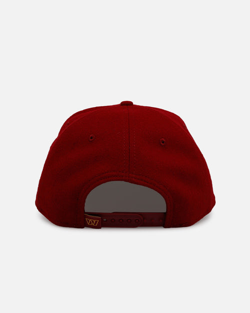 New Era Washington Commanders 'NFL Script' 9FIFTY Snapback Official Team Color