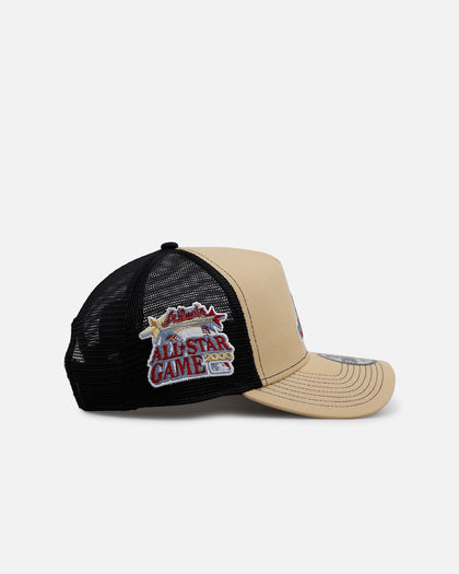 New Era Atlanta Braves 'Vintage Truckers' 9FORTY A-Frame Trucker Snapback Vegas Gold