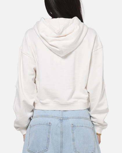 Tommy Jeans Women's TJW Boxy Crop Varsity Hoodie White