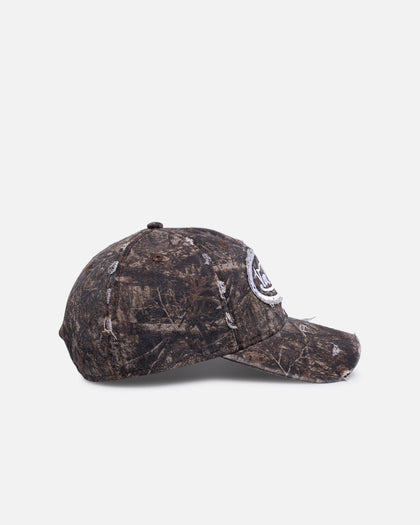 Von Dutch Distressed Dad Strapback Brown Camo