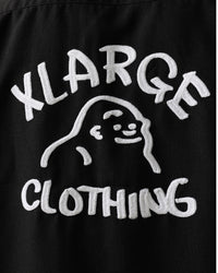 X-Large Drawing OG Open Collar T-Shirt Black