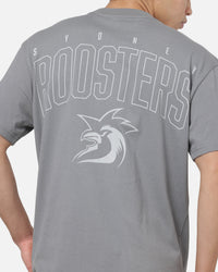 Bleacher Athletic Sydney Roosters NRL Attrition Solid T-Shirt Grey