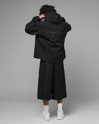 Loiter Ultra Hybrid Windbreaker Jacket Black