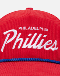 47 Brand Philadelphia Phillies 'MLB Opening Day' Corduroy Crossrope Hitch Snapback Red
