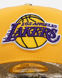 New Era Los Angeles Lakers 'Realtree Visor' 9FORTY A-Frame Snapback Official Team Color