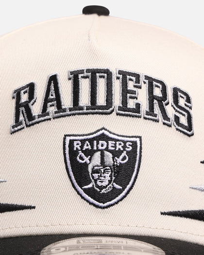 New Era Las Vegas Raiders 'Regency Crown' 9FORTY A-Frame Snapback Chrome White/Black