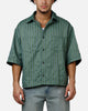 MNML Strip One Pocket Pajama Shirt Green