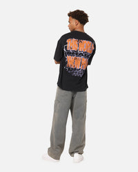 73Studio X Naruto Shippuden Paths Of Pain Vintage T-Shirt Black Acidwash