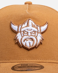 New Era Canberra Raiders 'NRL 2026' 9FORTY A-Frame Snapback Med Beige