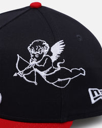 New Era Atlanta Braves 'Cherub Official Team Color' 9FORTY A-Frame Snapback Navy/Red
