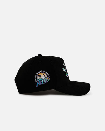 New Era Tampa Bay Rays 'Black Cord' 9FORTY A-Frame Corduroy Snapback Black