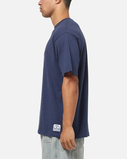 Bleacher Athletic Sydney Roosters NRL Embroidered Logo T-Shirt Navy
