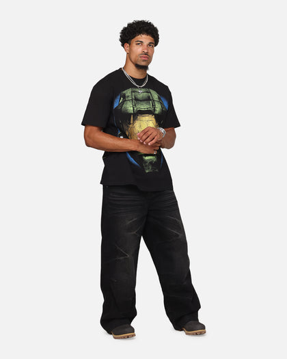 73Studio X Halo Big Head Heavyweight T-Shirt Black
