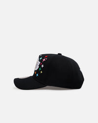 Mitchell & Ness Los Angeles Lakers 'Rhinestone Luxury' Pro Pinch Snapback Black
