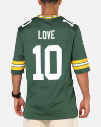 Nike Green Bay Packers Jordan Love #10 Home Game NFL Jersey Green