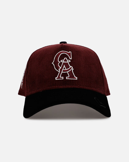 New Era California Angels 'Certified Lover 2.0' 9FORTY A-Frame Snapback Maroon