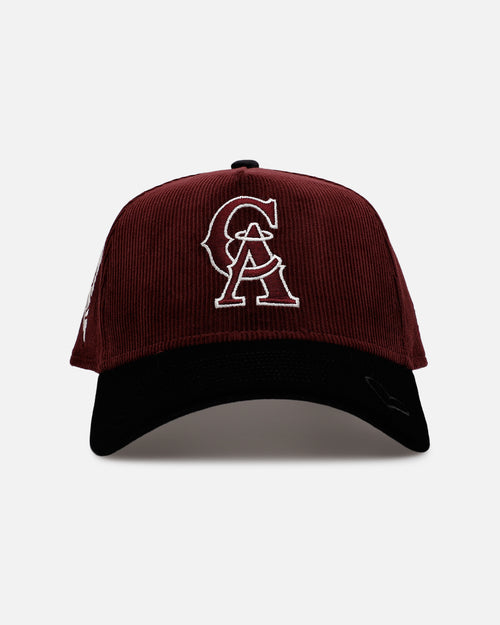 New Era California Angels 'Certified Lover 2.0' 9FORTY A-Frame Snapback Maroon