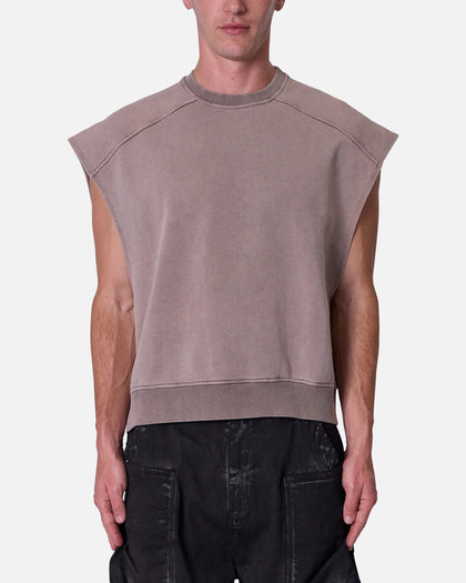MNML Sleeveless Rag Shirt Washed Brown