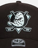 47 Brand Anaheim Ducks 'Black Turquoise' 47 MVP Snapback Black/Turquoise
