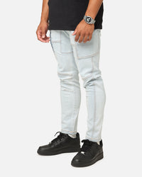 Saint Morta Skinny Cargo Jeans Vintage Blue