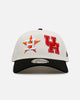 New Era Houston Astros 'MLB & NCAA Dual Logo' 9FORTY A-Frame Snapback Chrome