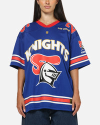 Bleacher Athletic Newcastle Knights NRL Vegas Round 2026 Jersey Blue