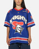 Bleacher Athletic Newcastle Knights NRL Vegas Round 2026 Jersey Blue