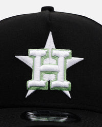 New Era Houston Astros 'Satin Flower' 9FORTY A-Frame Snapback Black/Pink