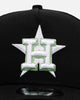 New Era Houston Astros 'Satin Flower' 9FORTY A-Frame Snapback Black/Pink