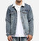 Saint Morta Sherpa Denim Jacket Dirty Denim