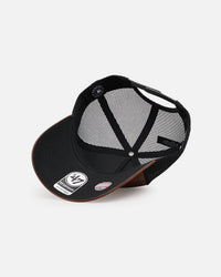 47 Brand New York Yankees 'Tonal Suede' '47 Offside Trucker Snapback Chocolate