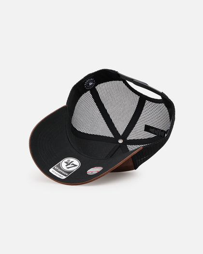 47 Brand New York Yankees 'Tonal Suede' '47 Offside Trucker Snapback Chocolate