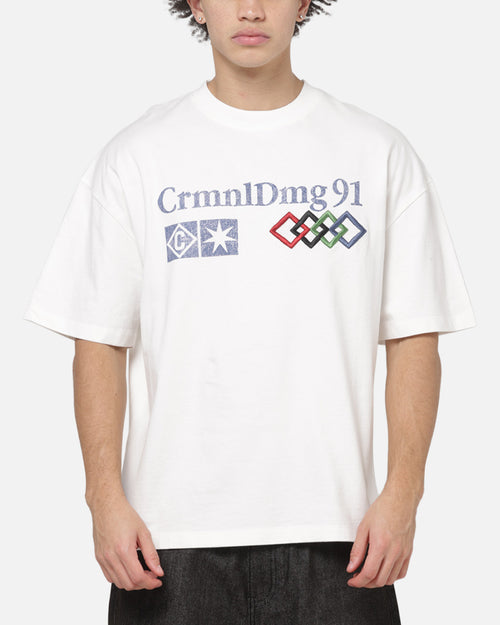 Criminal Damage Registration T-Shirt White
