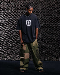 73Studio X Call Of Duty Black Ops Vintage T-Shirt Black Acidwash