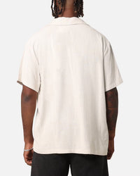 XXIII Venus Linen Button Up Shirt Oatmeal