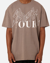 Saint Morta Tour T-Shirt Vintage Brown