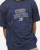 Bleacher Athletic Sydney Roosters NRL Embroidered Logo T-Shirt Navy