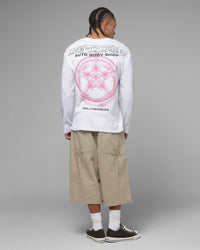 Loiter Body Shop Thermal Long Sleeve T-Shirt Off White