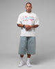 Loiter Star Born Pleated Jorts Blue Washed Denim