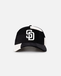 New Era San Diego Padres 'Patchwork Corduroy' 9FORTY A-Frame Snapback Black/Cream