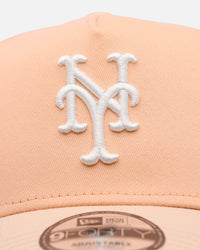 New Era New York Mets 'Peaches' 9FORTY A-Frame Snapback Peach