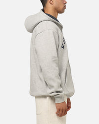 Vouseti Varsity Zip Hoodie Grey Marle