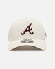 New Era Atlanta Braves 'Too Clean 2.0' 9FORTY A-Frame Snapback Chrome/Maroon