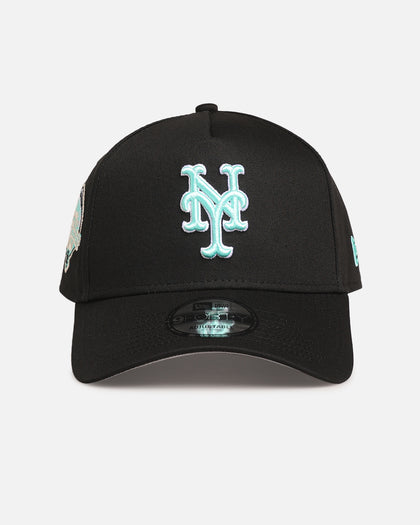 New Era New York Mets 'Black Aqua' 9FORTY A-Frame Snapback Black/Aqua
