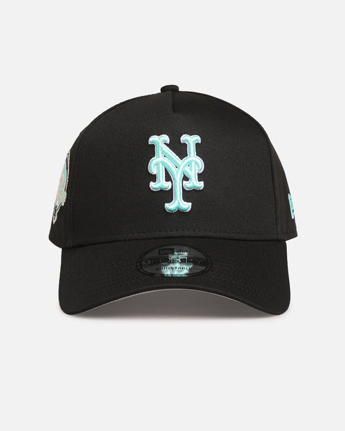 New Era New York Mets 'Black Aqua' 9FORTY A-Frame Snapback Black/Aqua