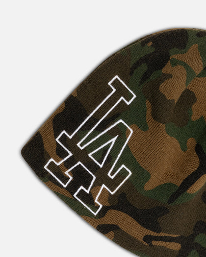 New Era Los Angeles Dodgers 'Seasoned Camo' Knit Skully Camo